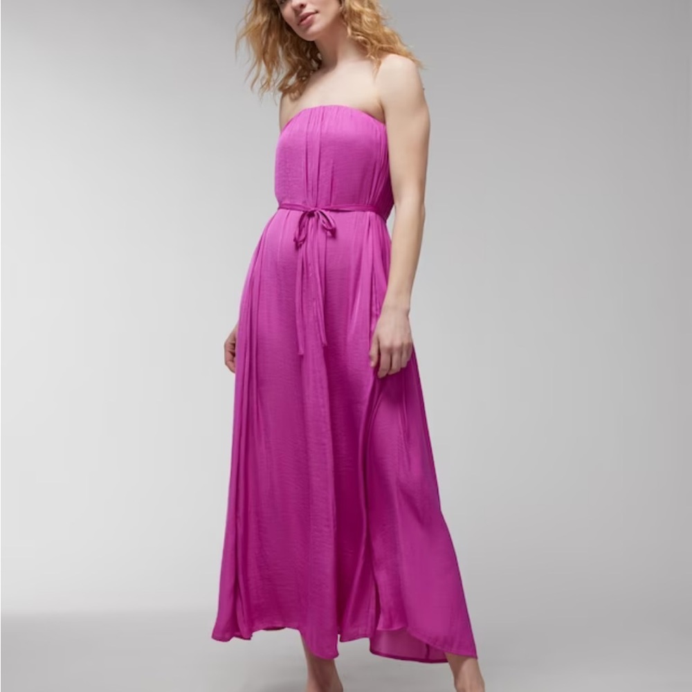 SOMA CRINKLE SATIN Maxi Bra Dress